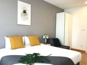 Teega Suites Studio by Luxecocoo CK Puteri Harbour - Ausblick vom Zimmer