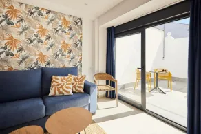 ARENA SUIT, Apartamentos con Jacuzzi privado en Playa de la Barrosa - Apartamento en Chiclana de la Frontera - Wohnbereich