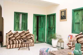 Riad el Marah - Sitteområde i lobbyen