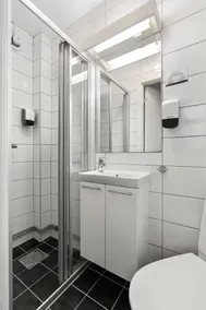 First Hotel Backpack - Bathroom