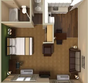 Extended Stay America Suites - Columbus - Polaris - Chambre