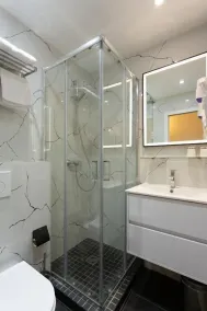 Hotel Leonard De Vinci 75011 - Badeværelse