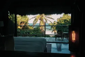 Libelula Tulum Beachfront Hotel - Utsikt från rummet