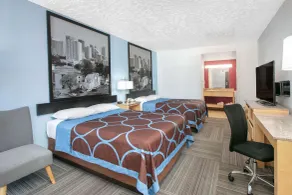 Super 8 by Wyndham City of Moore - Chambre
