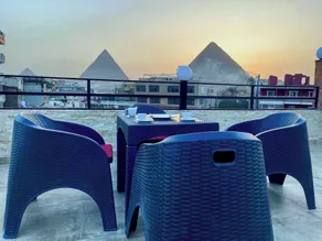EQama Pyramids Hotel - Terraza en la azotea