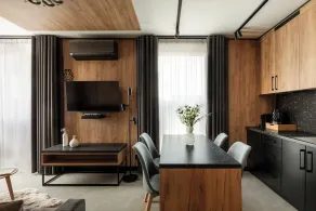 Cyrhla Apartamenty - sauna, playroom, free parking & wifi - Essbereich im Zimmer