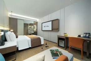 Yizhi Hotel Shamian Pearl River Night Cruise-Canton Fair free shuttle bus included free Breakfast&Gym&Laundry&free coffee allday - Habitación