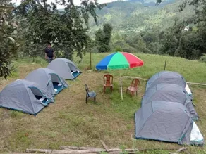 Casa móvil con barbacoa, terraza y jardín | Vistas a la montaña - Exterior