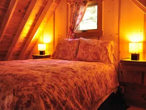 Les Chalets du Trappeur avec Spa et Sauna - Chambre