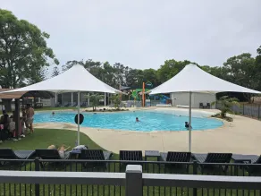 Ballina Beach Nature Resort - Ausblick vom Zimmer