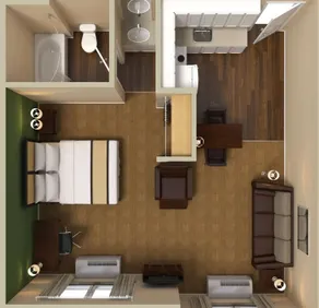 Extended Stay America Suites - Columbus - Tuttle - Chambre