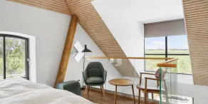 Møllegården Apartment Hotel with Yoga, Panorama-Sauna & Coworking Space - Chambre