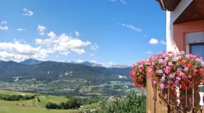 La Montanina Hotel in Val di Non - Vista dalla camera