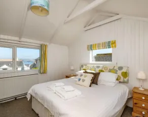 THE FOLLY, acceptant les animaux, avec un jardin à Port Isaac - Chambre