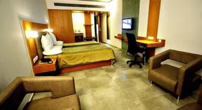 Srinivas Saffron Hotel - View from room
