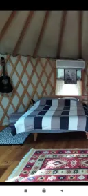 Yurt Located in a Little oak Grove - Camera