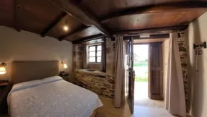 Habitaciones La Cuevona de Guitiriz,Parga, en el camino norte Lugo - Værelse