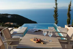 Ionian Horizon Villas - Ausblick vom Zimmer