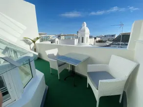 Hotel Boutique Las Cortes De Cádiz - Vue de la chambre