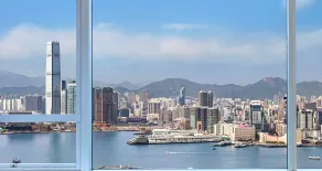 Conrad Hong Kong - Widok z pokoju