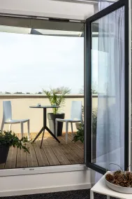 Studio avec terrasse | Avec animaux autorisés - Vue de la chambre