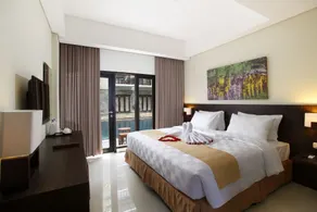 Rofa Kuta Hotel - CHSE Certified - Ausblick vom Zimmer