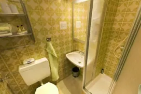Camera privata con griglia, piscina e terrazza | Vista sul giardino - Bagno