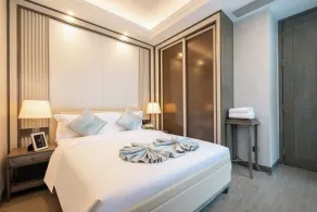 Sanya Haitang Bay Renguan Pool Villa Hotel -100 meters from the beach, adjacent to Atlantis Water World and duty free shops - Chambre