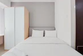 Fully Furnished And Homey Studio Serpong Garden Apartment - Chambre
