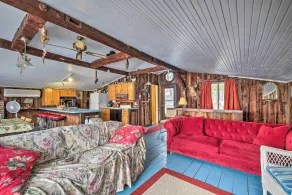 Quiet Cabin on Glen Lake w/ Boat Dock & Deck! - Interior
