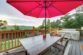 Hot Tub & Fire Pit! Lake-View Home in Blue Eye - Interior