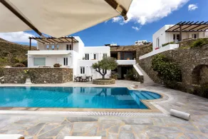 Villa Galaxy Mykonos Private Pool & Sea View in Ftelia - Pool