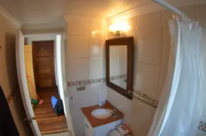 Loft Cerro Alegre con Piscina, Terraza y Estacionamiento 8P - Bagno