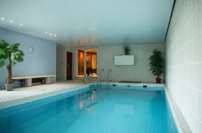 Ferienwohnung Wiesenblick mit Terrasse im Landhaus Fischer - Piscina