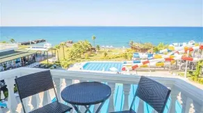 Issos otel - Ausblick vom Zimmer
