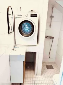 Incantevole appartamento con 3 letti a Stoccolma - Bagno