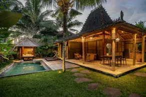 Arya Villas Ubud - Ausblick vom Zimmer