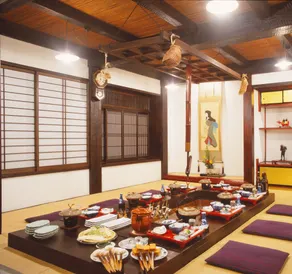 Motoyu Arimaya - Refeições num ryokan
