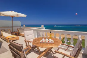 Pyrgos Beach Hotel Apartments - View from room