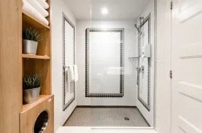 Auberge du Lac-à-l'Eau-Claire - Salle de bain