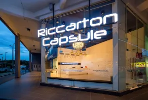 Riccarton Capsule Hotel - Entrée intérieure