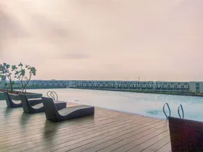 Luxurious Studio at Vasanta Innopark Apartment By Travelio - Pool