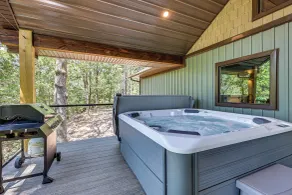 Big Cedar Vacation Rental w/ Deck & Hot Tub! - Innvendig