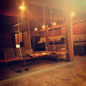 Casa Aura Beachfront B&B - Coin salon dans le hall