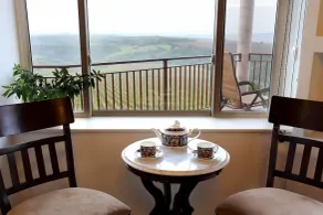 Seven Generations Winery Hotel - Ausblick vom Zimmer