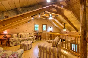 Scenic Trade Cabin w/ Deck Near Boone & App State! - Innenbereich