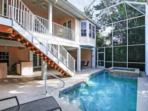 Maison de piscine magnifiquement rénovée dans le quartier du village de Captiva - Piscine
