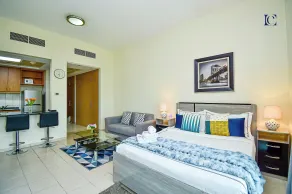 Luxury Escapes - Cozy budget studio near Metro & Ibn Battuta Mall - MOG190 DG - Room