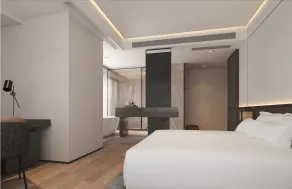 Modern Space Hotel--Guangzhou Nansha Wanda Plaza - Habitación