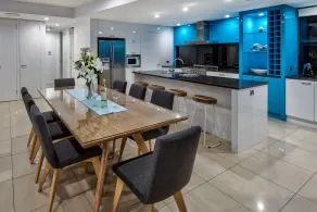 Villa 16 The Edge Oceanfront Deluxe 3 Bedroom Near Marina With Golf Buggy - Cuisine privée